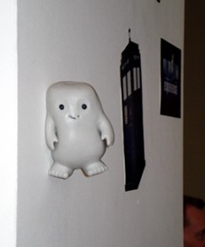 The Doctor Who Experience - Grey-um the Adipose, sticking around
