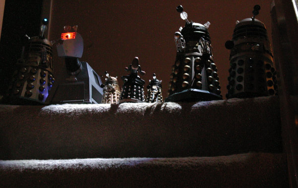 Dalek Vs. Dalek - Top of the stairs, lights out!