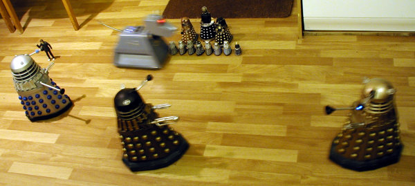 Dalek Vs. Dalek - K-9 attacks the spectators!