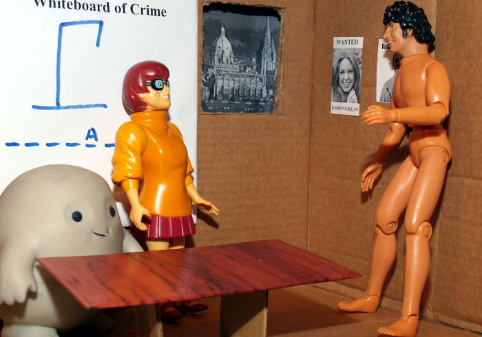 Chief Inspector Grey-um #2 - Chief Superintendent Naked Tom Baker joins them in Grey-um’s office.