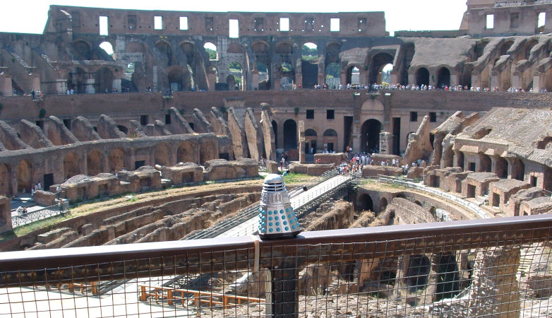 Mr. Dalek at the Colosseum
