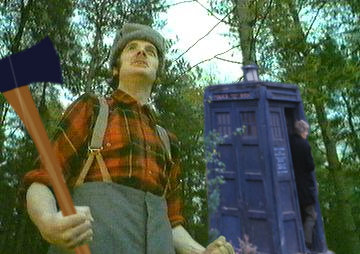 The Doctor's Head goes for a Roll - Lumberjack Attack!